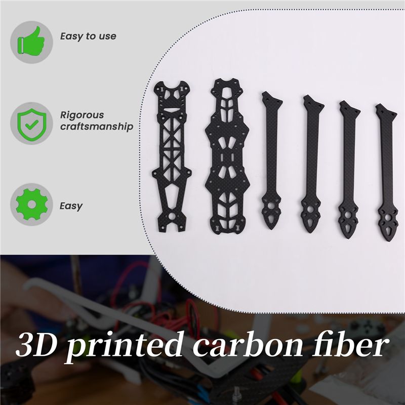 Drone Kit Parts Included - B05C-Für MARK4 7-Zoll-Rahmen-Kit aus Kohlefaser 5