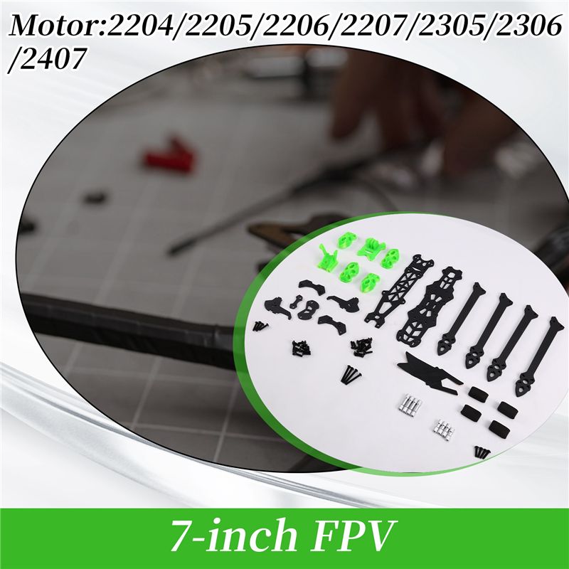 Drone Kit Parts Included - A84F-Für MARK4 7-Zoll-Rahmenkit aus Kohlefaser mit