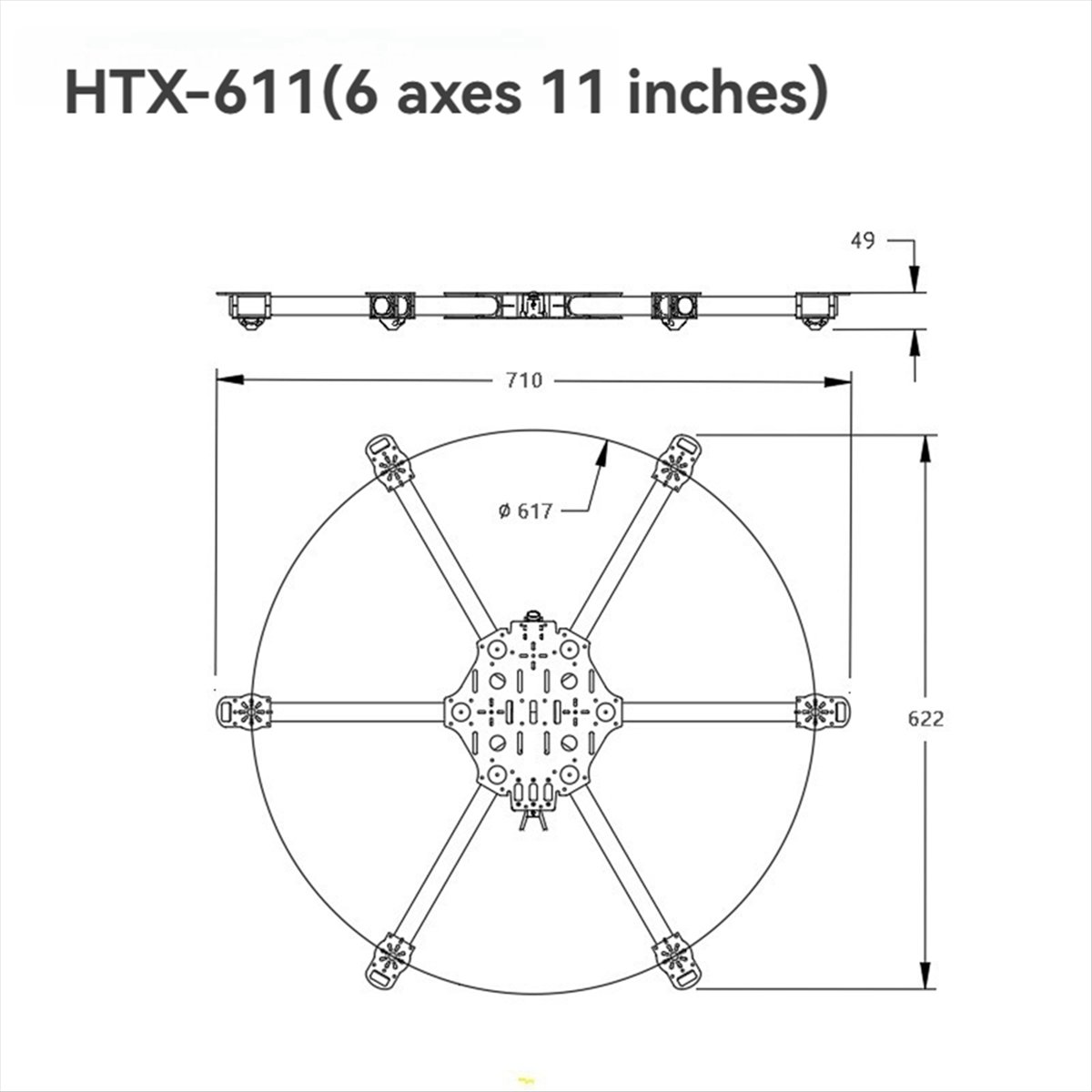 ▶ ✔ ▃ AC246-Hexacopter-Rahmenk – Drone Kit Hexacopter Bewertung und Preis
